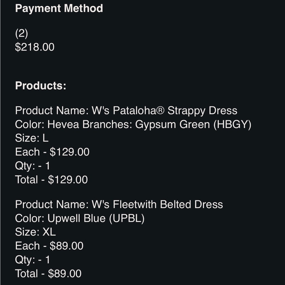 Patagonia dress like new